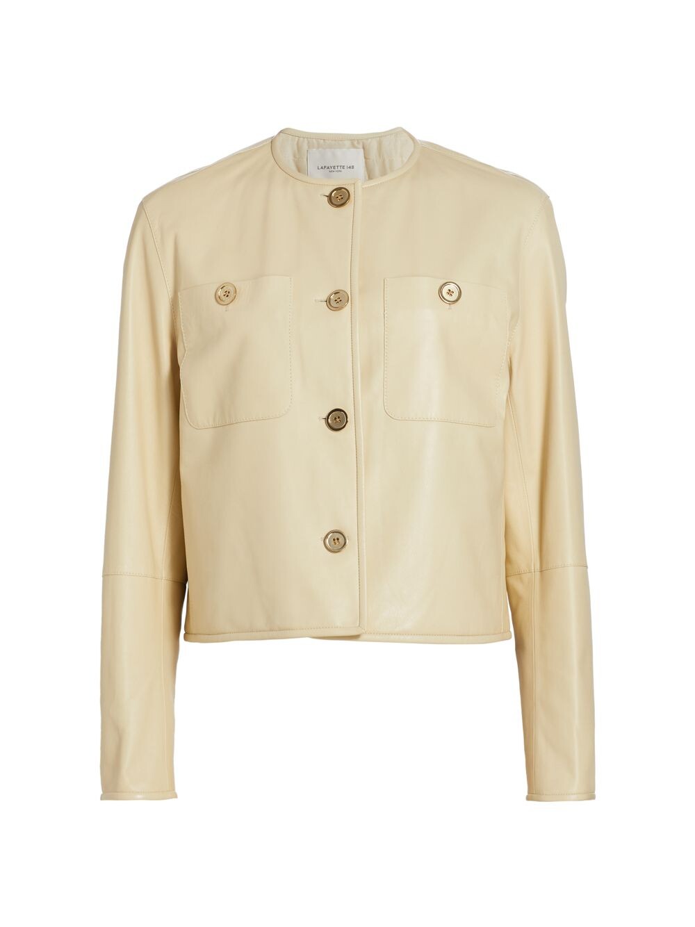 

Кожаная куртка горной местности Lafayette 148 New York