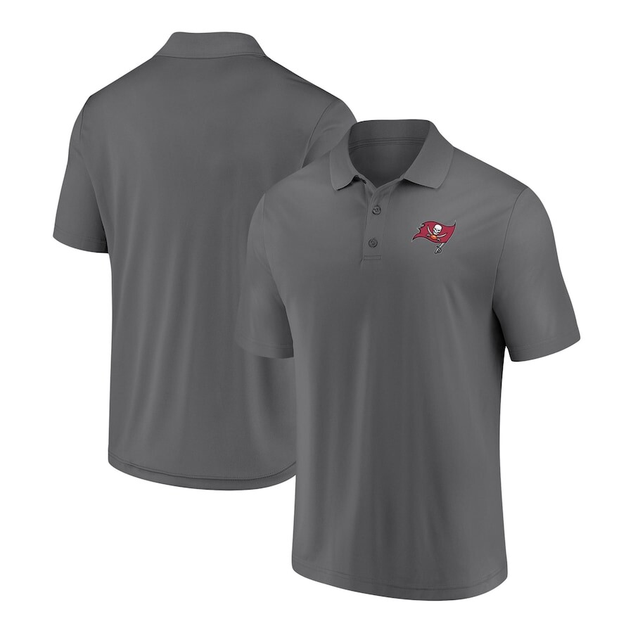 

Поло с коротким рукавом Fanatics Branded Tampa Bay Buccaneers, оловянный