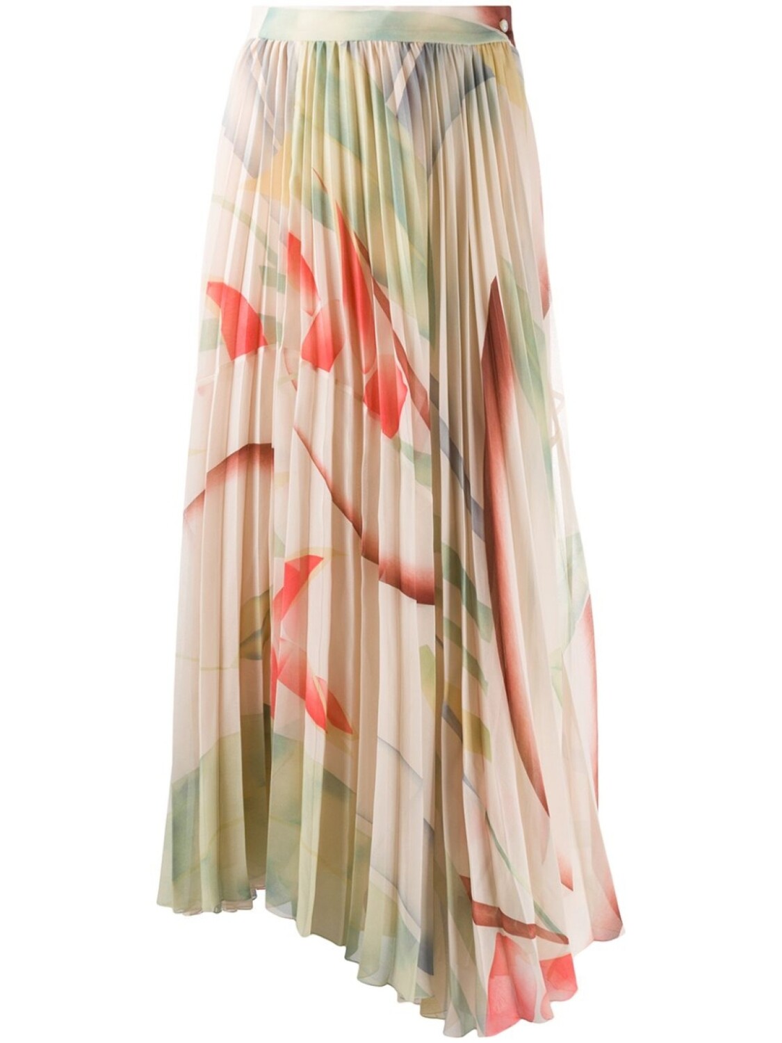 

ETRO плиссированная юбка макси, серый