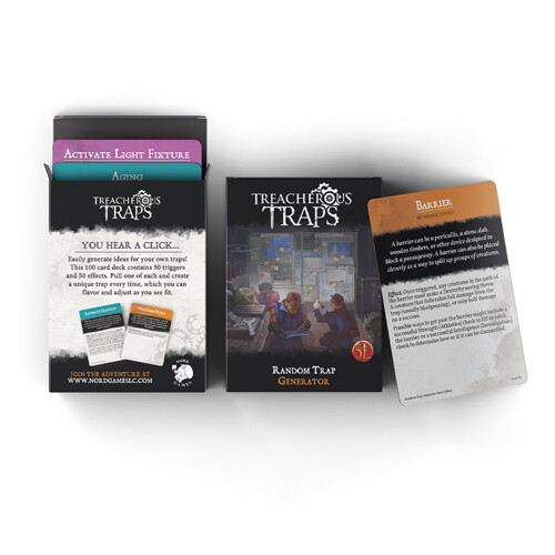 

Коллекционные карточки Dungeons & Dragons Rpg: Random Trap Generator Deck