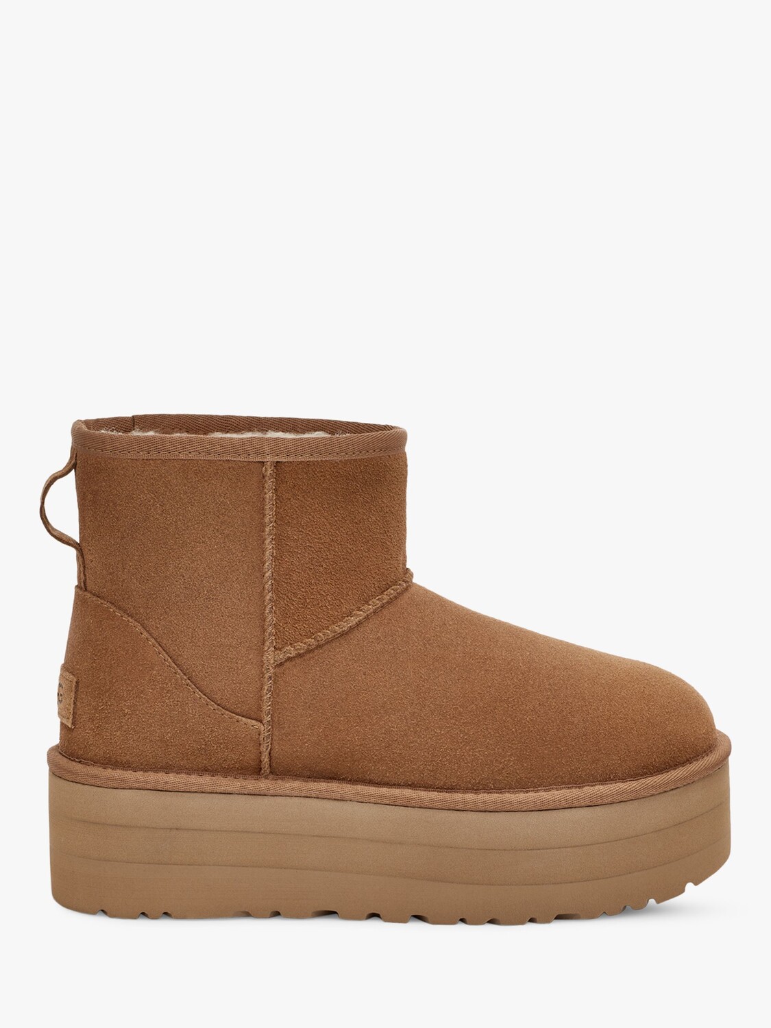 

Угги на плоской платформе UGG Class, каштановый