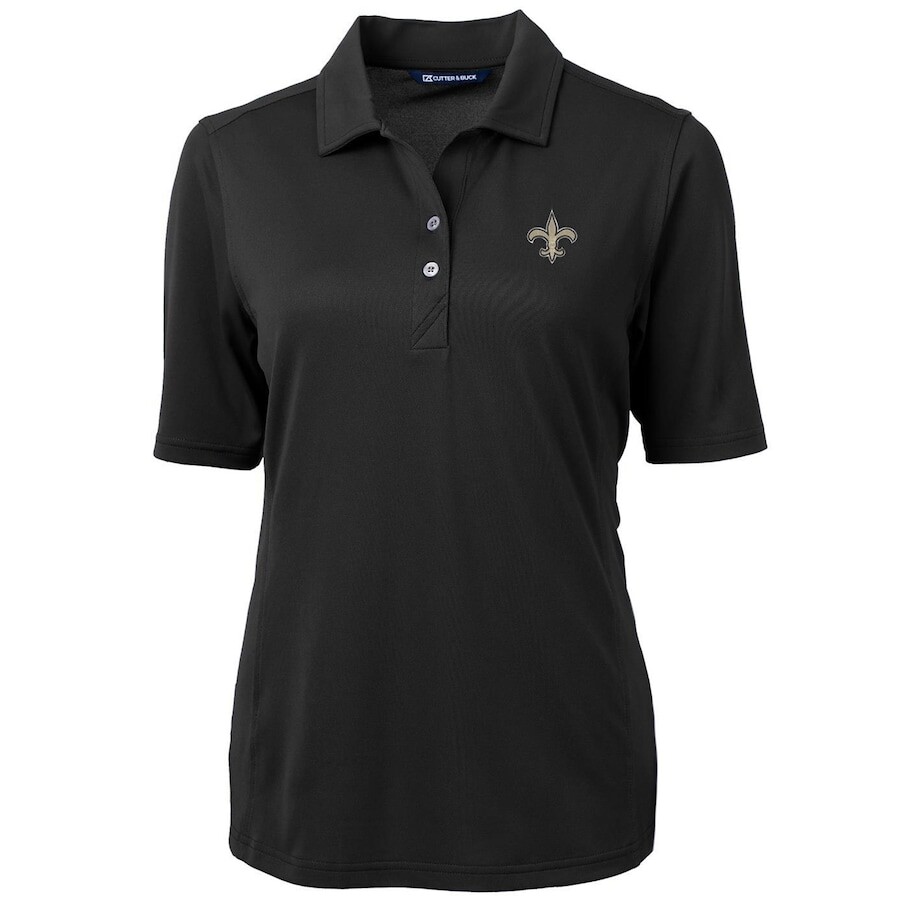 

Поло с коротким рукавом Cutter & Buck New Orleans Saints, черный
