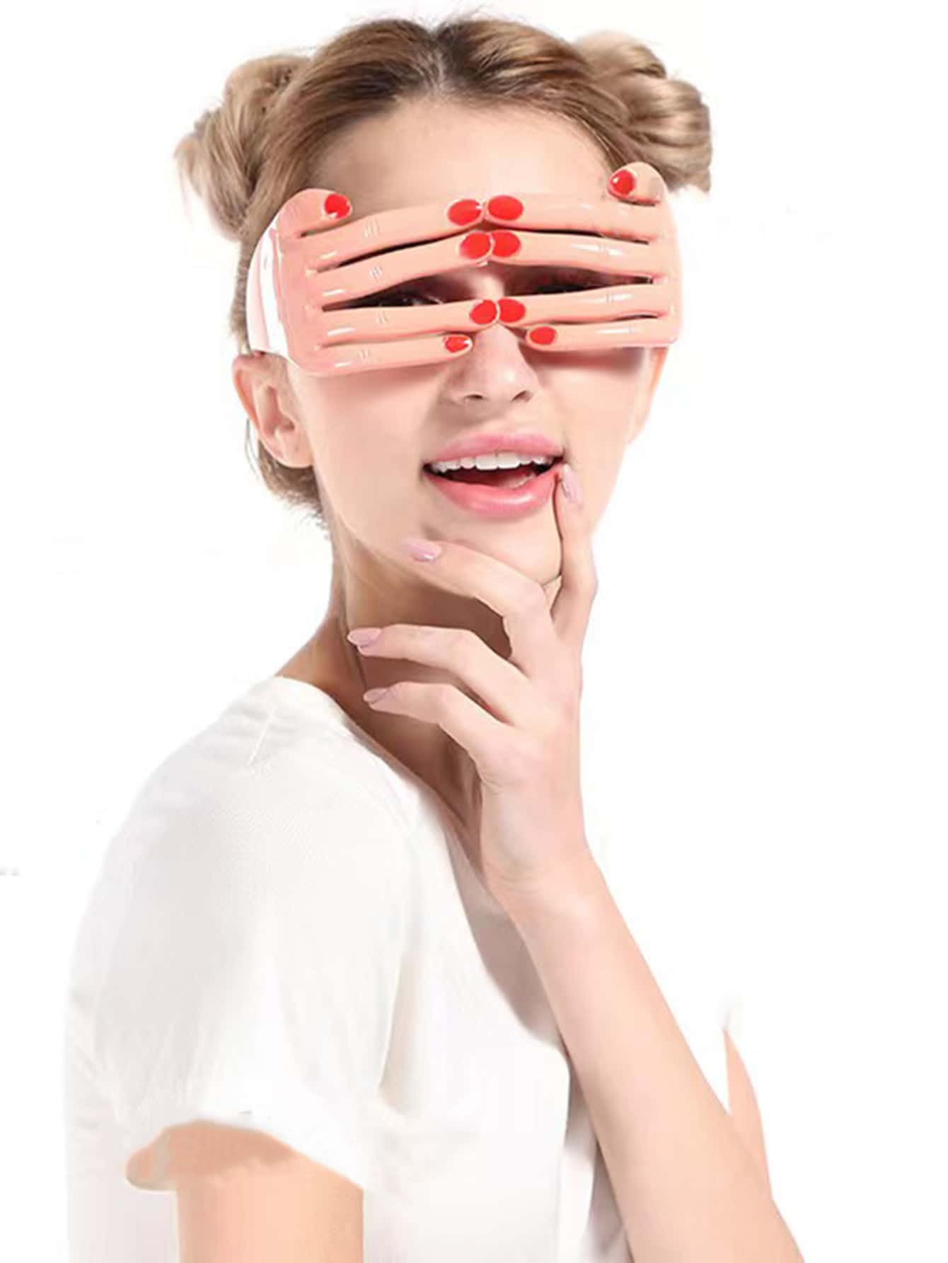1 шт. очки с защитной маской для лица 10 шт имитация искусственного пальца на хэллоуин кровавый палец реквизит для украшения дома с привидениями
