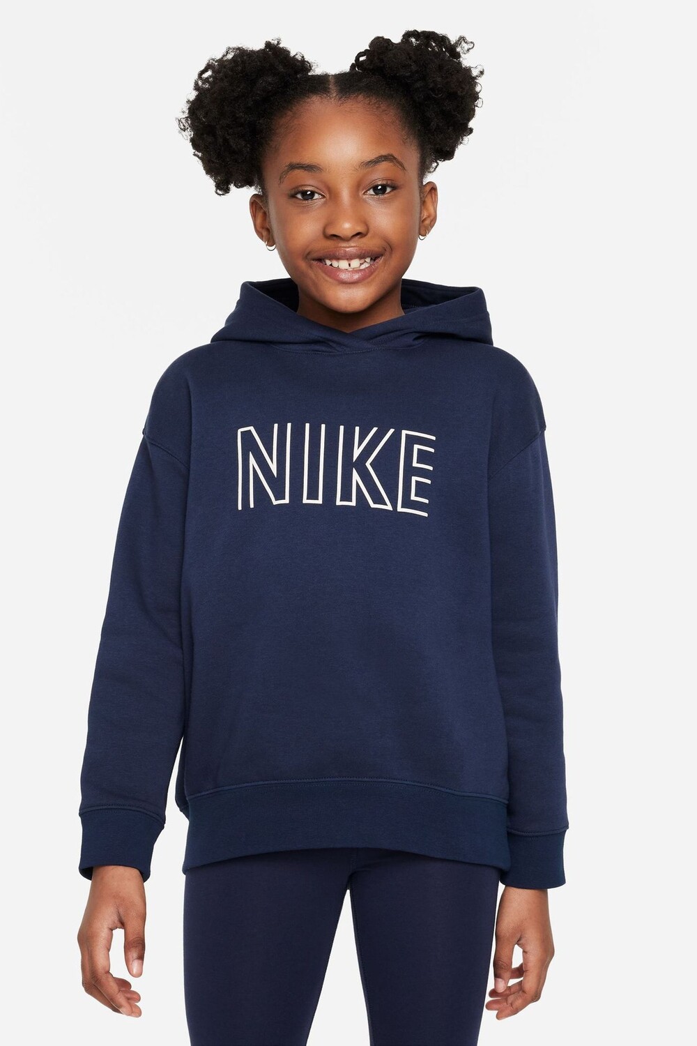 

Толстовка с капюшоном оверсайз Nike, синий