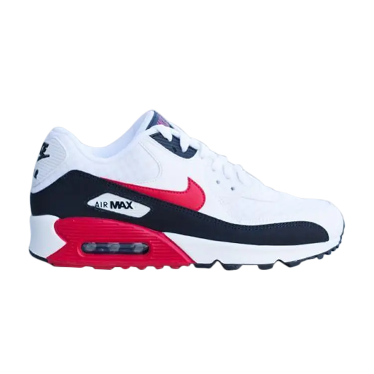 

Кроссовки Nike Air Max 90 'White Black University Red', белый
