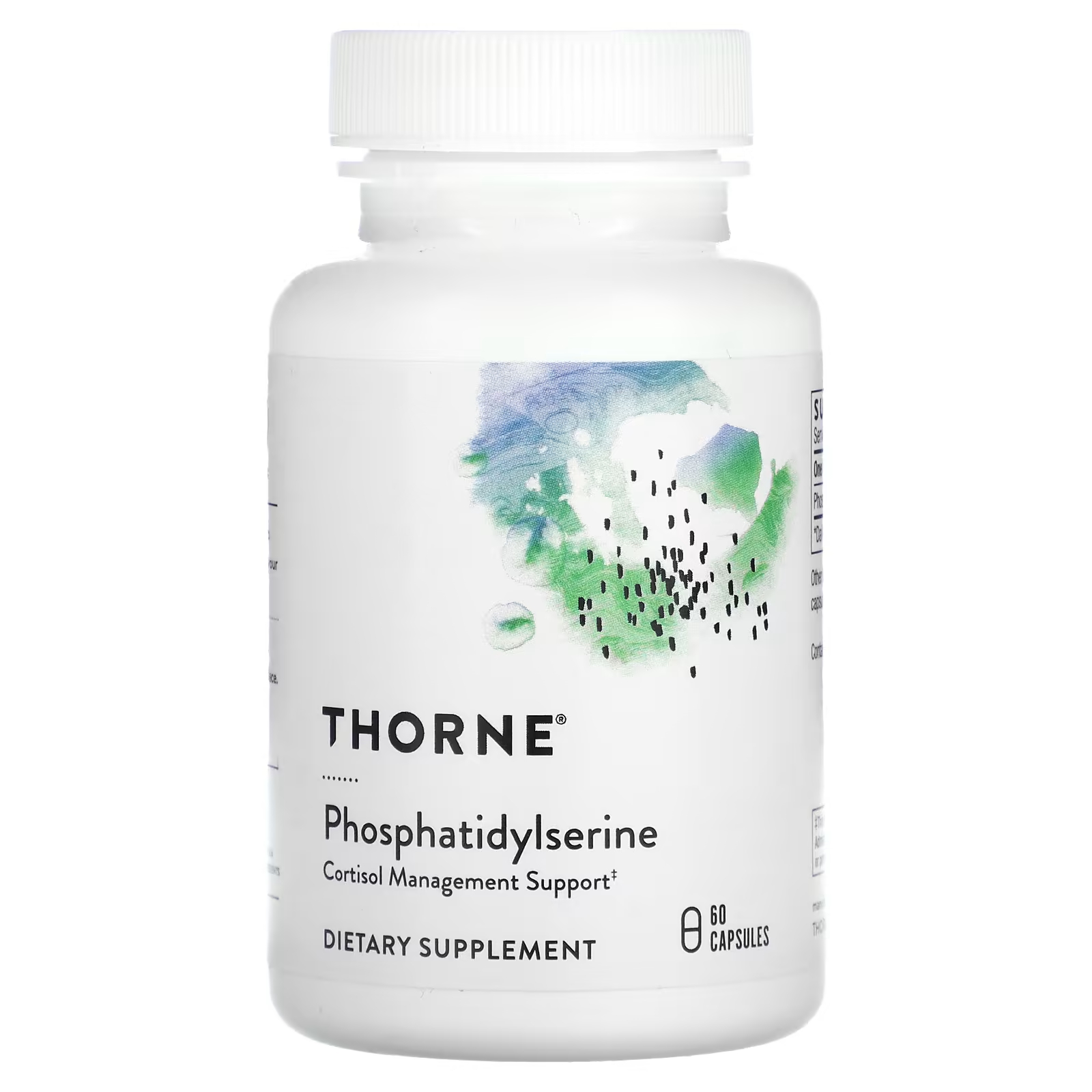 Thorne Фосфатидилсерин 60 капсул thorne поддержка тяги и стресса 60 капсул