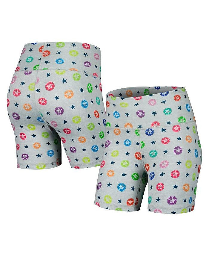 

Женские серые шорты Houston Astros TLC Rainbow Terez, серый
