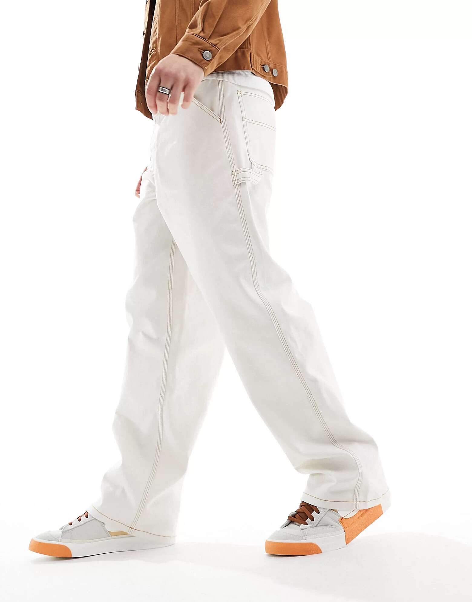 Белые брюки Nike Life Carpenter