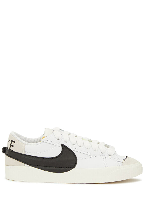 

Белые женские кожаные кроссовки blazer 77 jumbo Nike, Белый