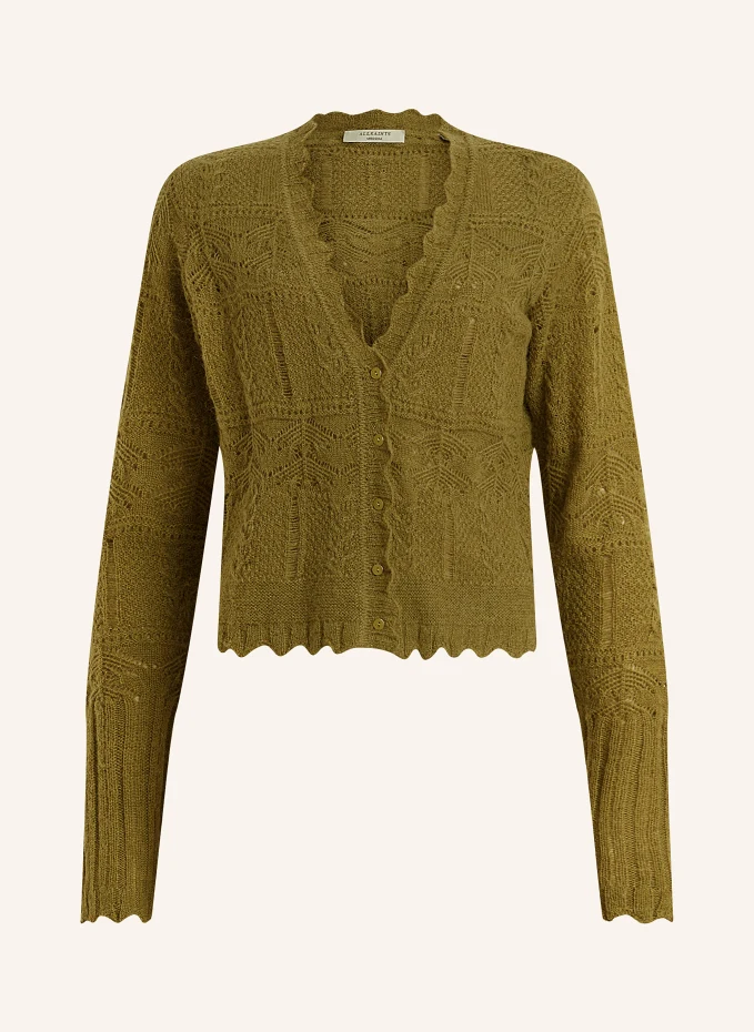 

Кардиган ванесса Allsaints, зеленый
