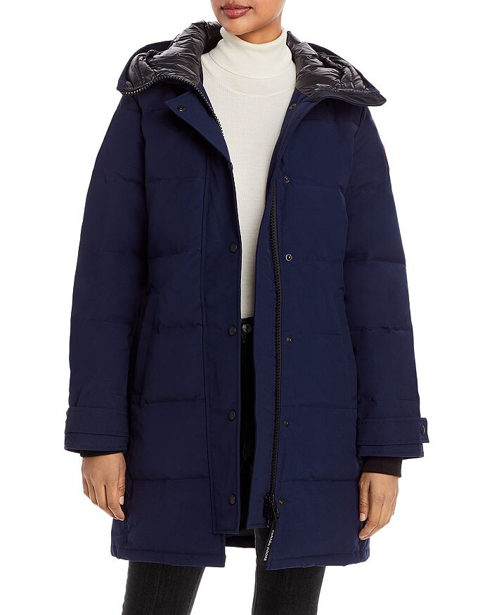 

Пуховая парка с капюшоном Canada Goose Shelburne, синий