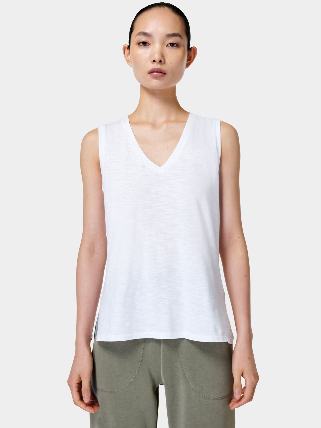 

Жилет с разрезом по бокам Sweaty Betty Refresh, белый