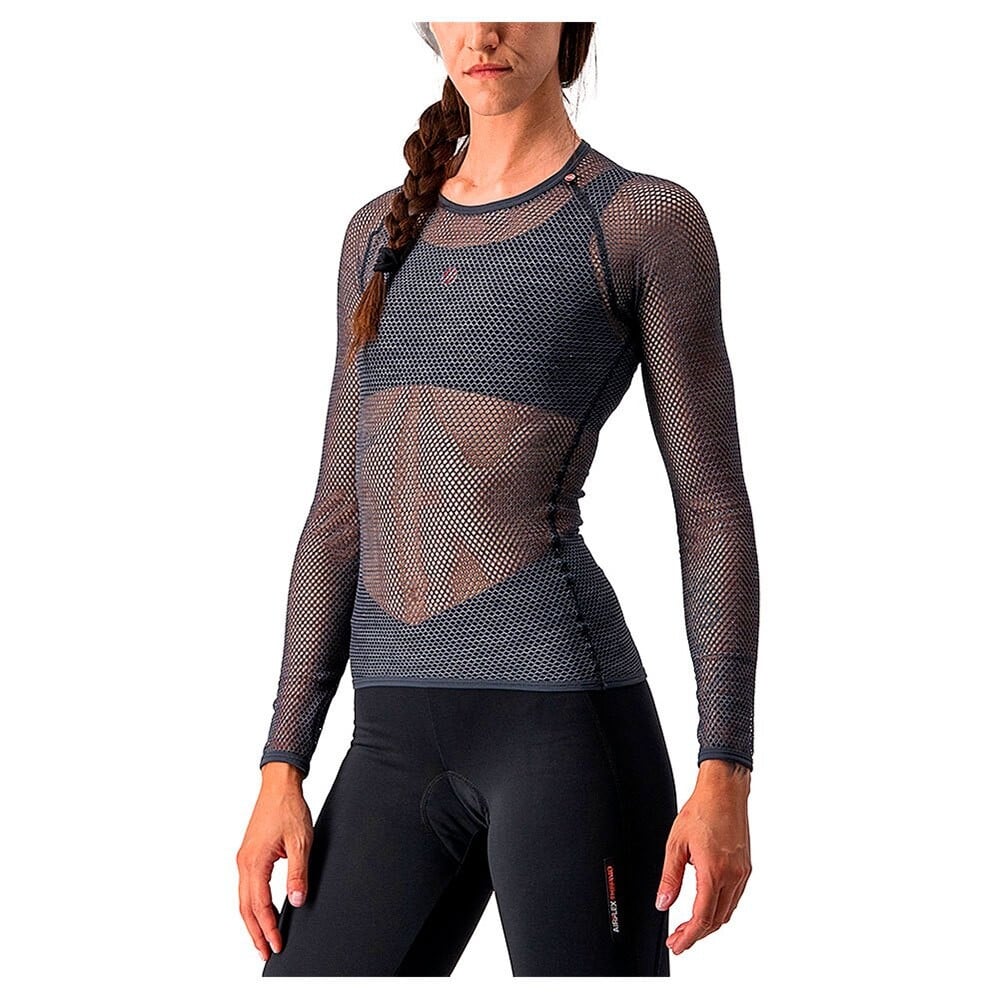 

Базовый слой с длинным рукавом Castelli Miracolo Wool, черный