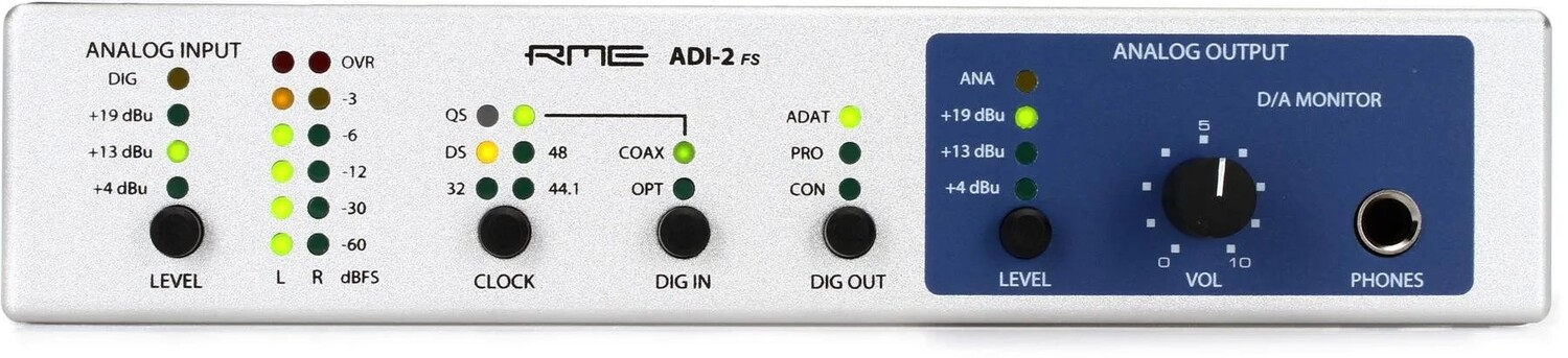 

RME ADI-2 FS 2-канальный аналого-цифровой преобразователь