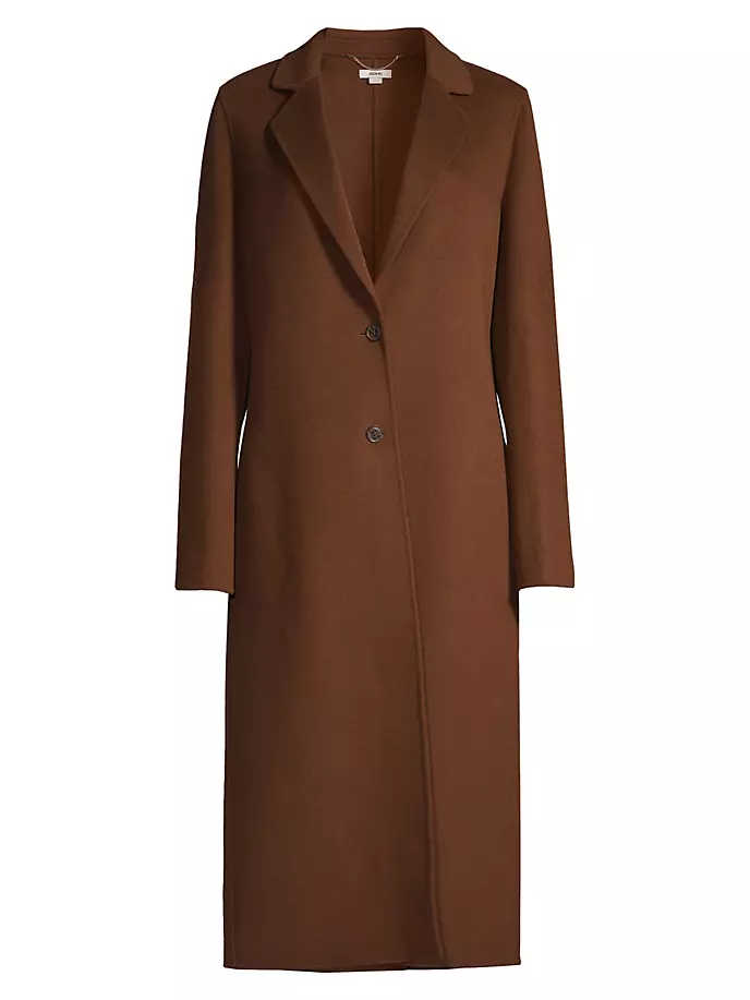 

Длинное пальто из смесовой шерсти Jason Wu, цвет chestnut