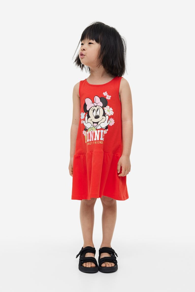 

Платье из хлопка и принта H&M
