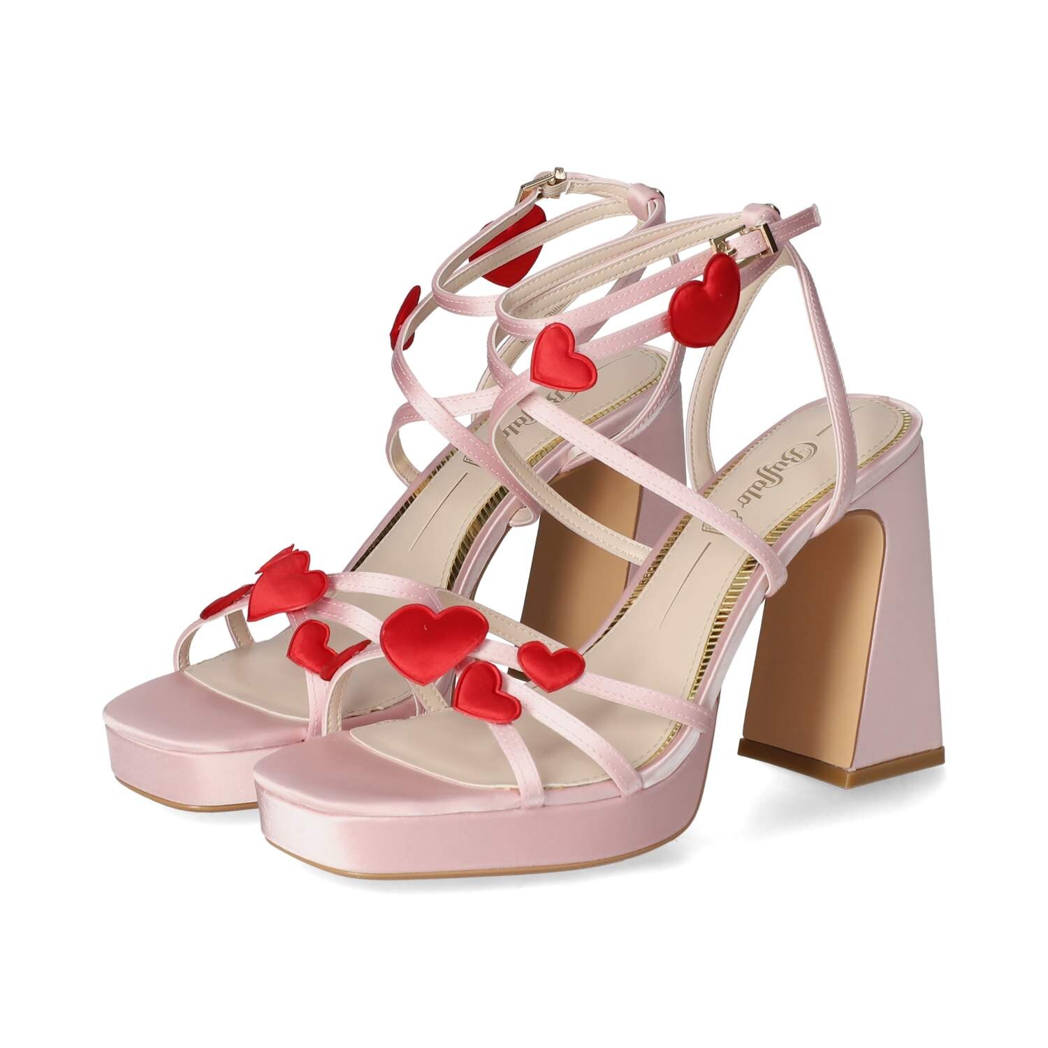 

Сандалии Buffalo Sandaletten LIZA MSS HEART, розовый