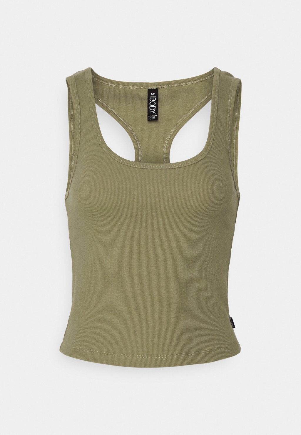 Топ BACK TO BACK TANK Cotton On Body, цвет dusty khaki