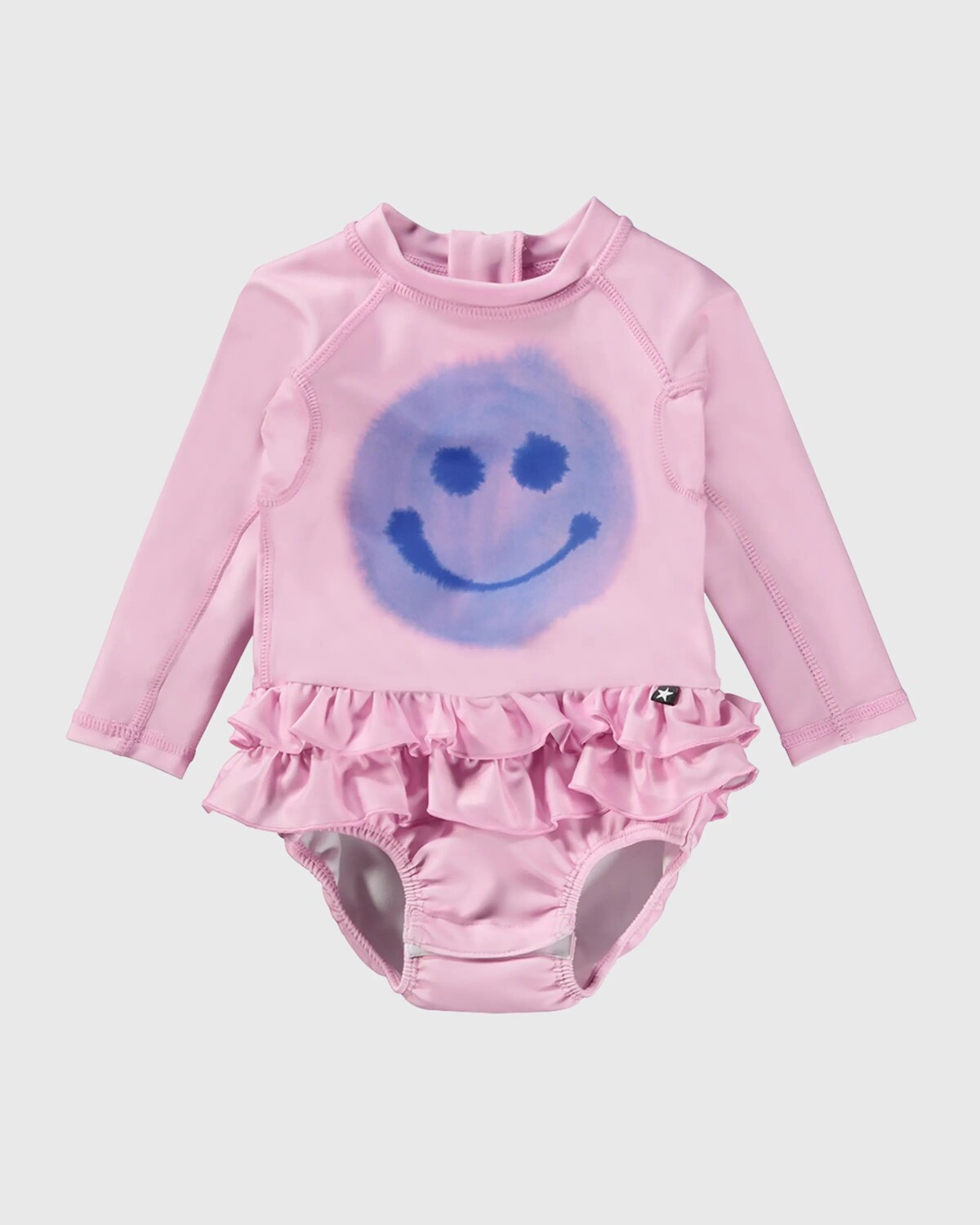 

Сплошной купальник Narice Happy Face для девочек, размер 3M-3 Molo, цвет Lilac Smile