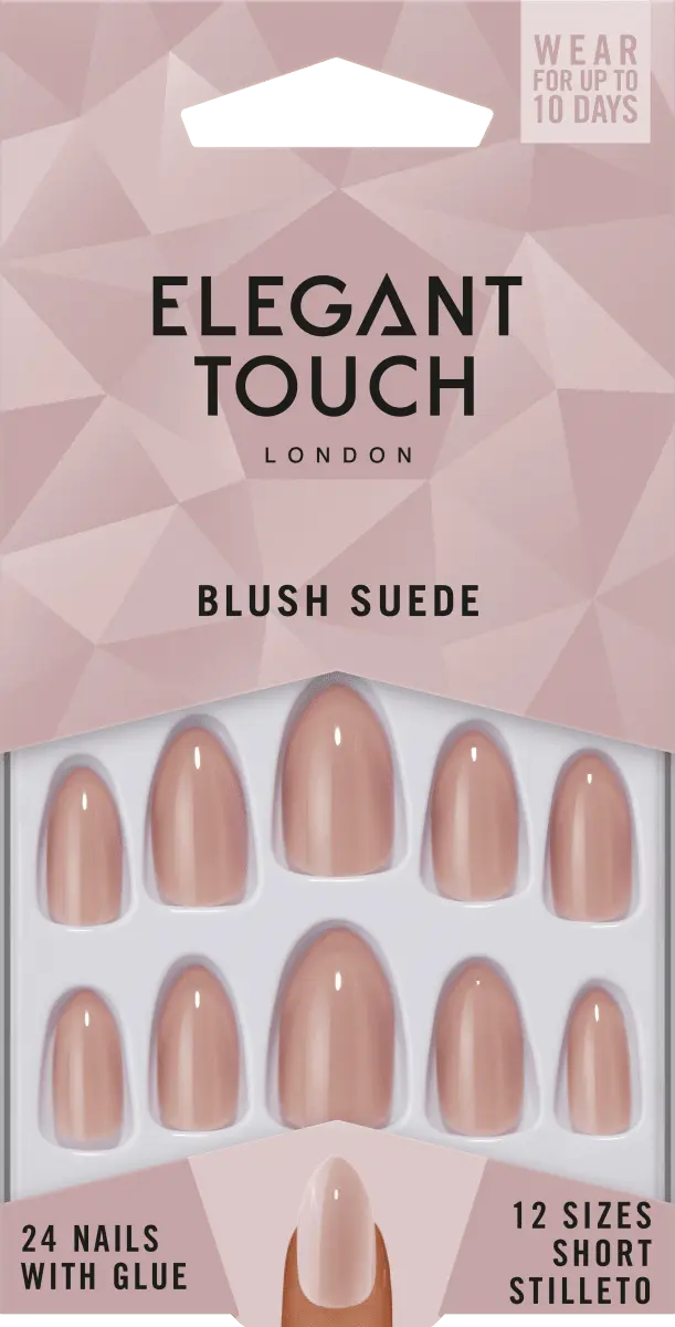 цена Накладные ногти Color Nails Blush Suede 1 шт. Elegant Touch