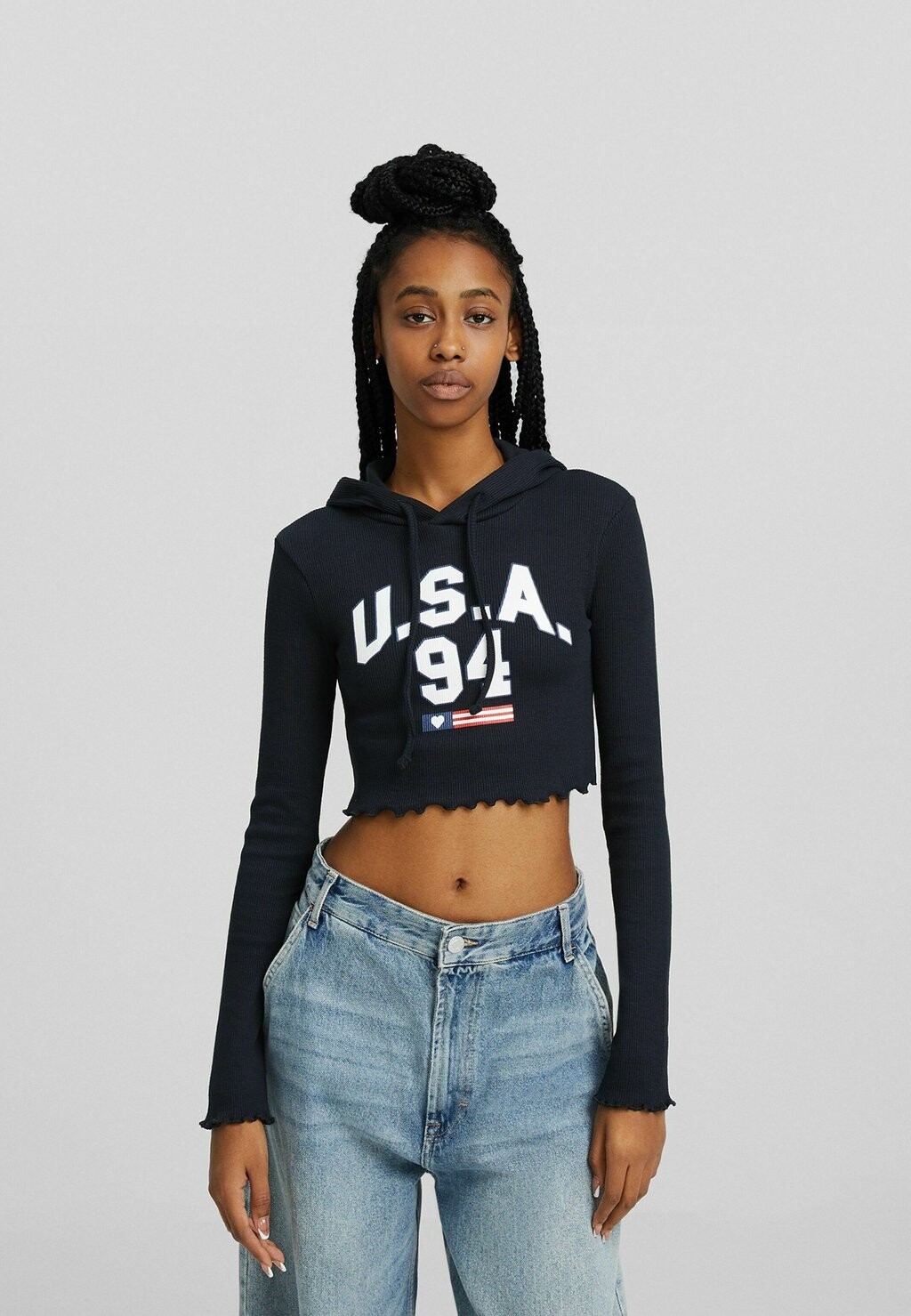 

Толстовка Bershka, королевский синий