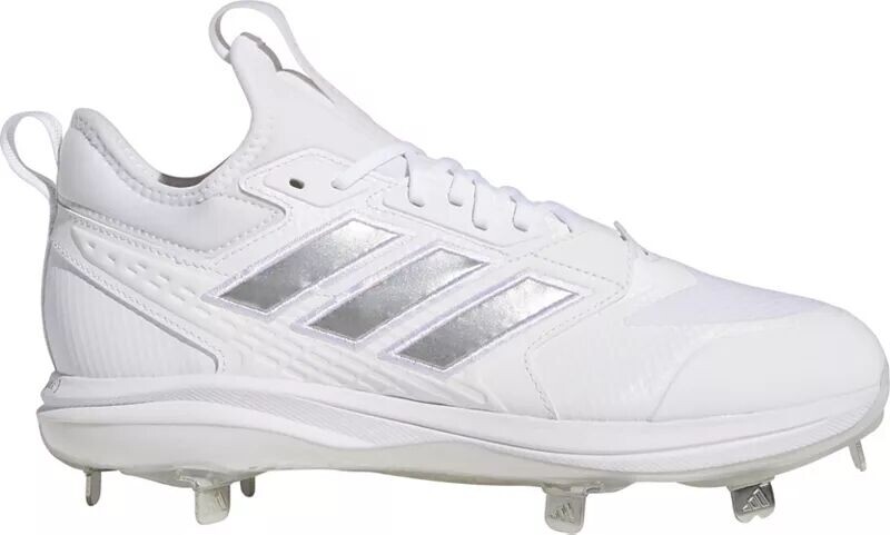 

Мужские металлические бейсбольные бутсы Adidas Icon 8 Boost, белый/серебристый