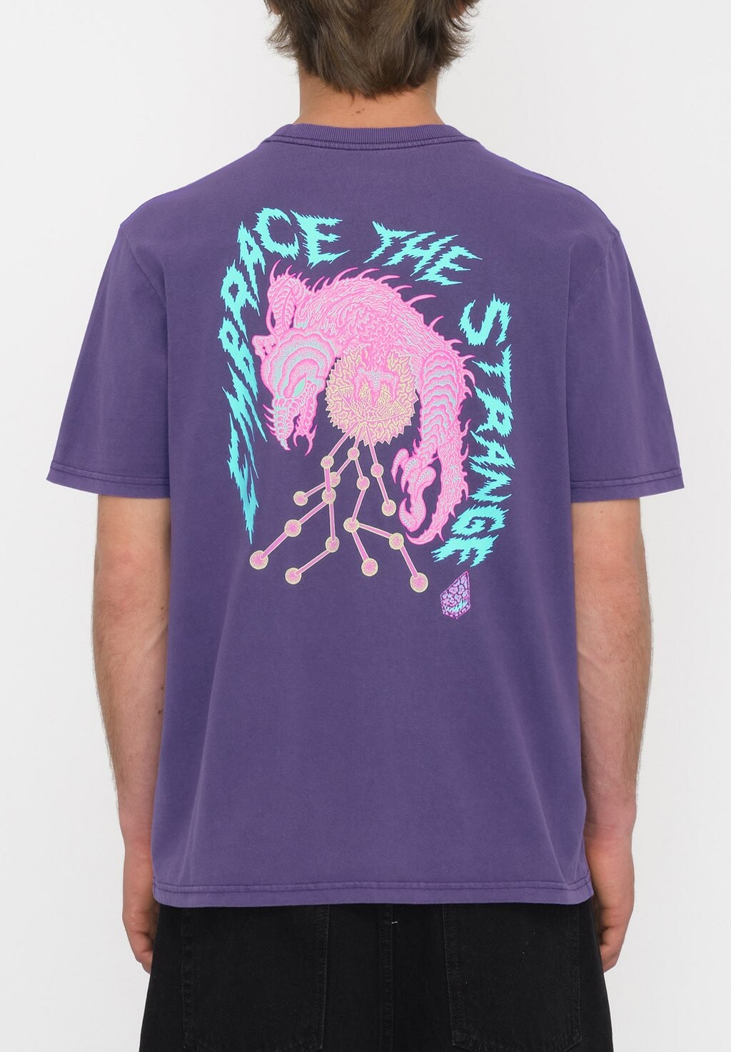 

Футболка с принтом FA TETSUNORI SST Volcom, цвет deep purple