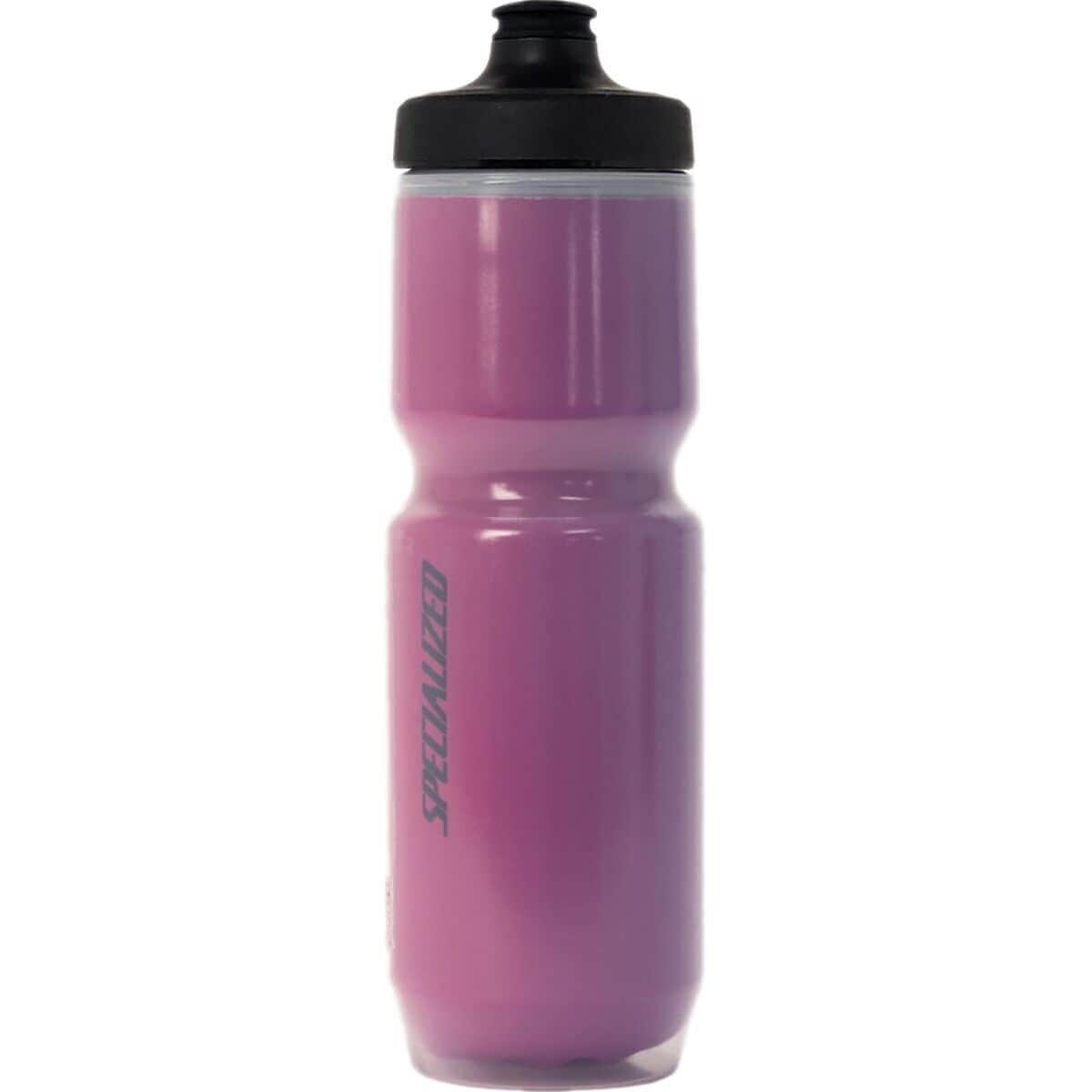 

Изолированная бутылка chromatek watergate purist Specialized, цвет blue/pink fade