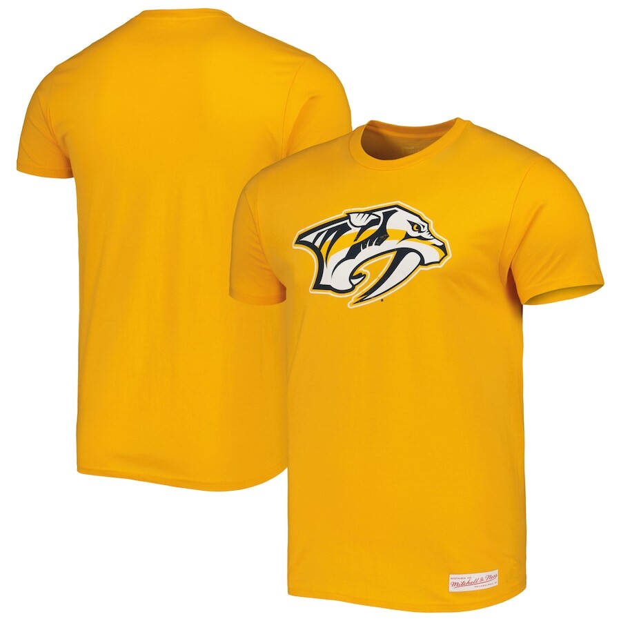 

Футболка с коротким рукавом Mitchell & Ness Nashville Predators, золотой