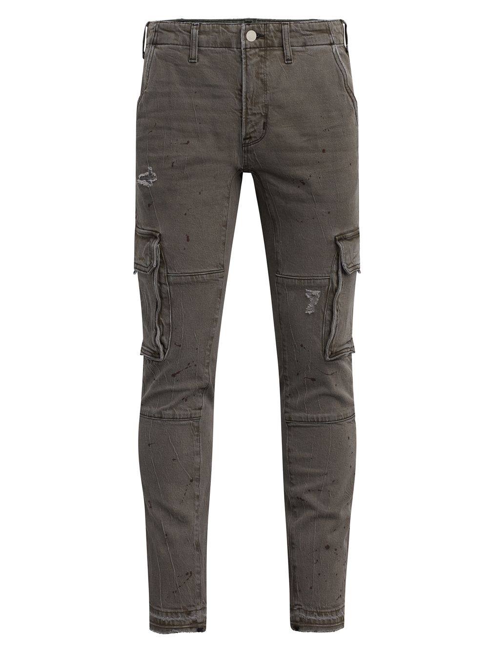 Узкие брюки карго Hudson Jeans, серый