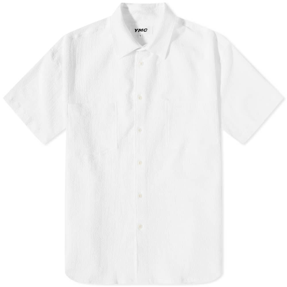 Рубашка с коротким рукавом YMC Mitchum, белый