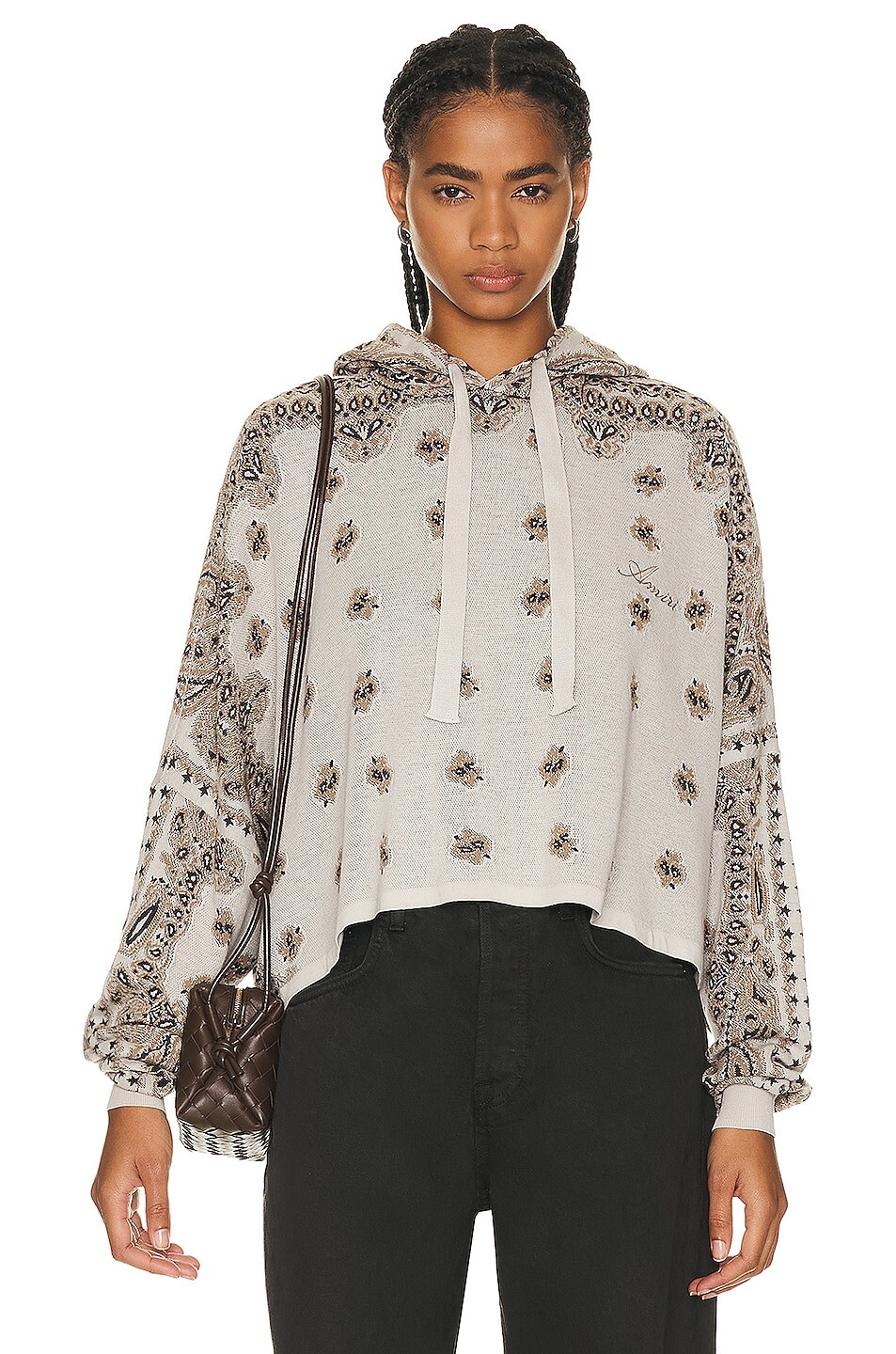 

Свитер Amiri Bandana Hoodie, белый