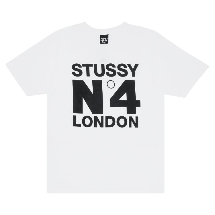 

Футболка Stussy No.4 London 'White', белый