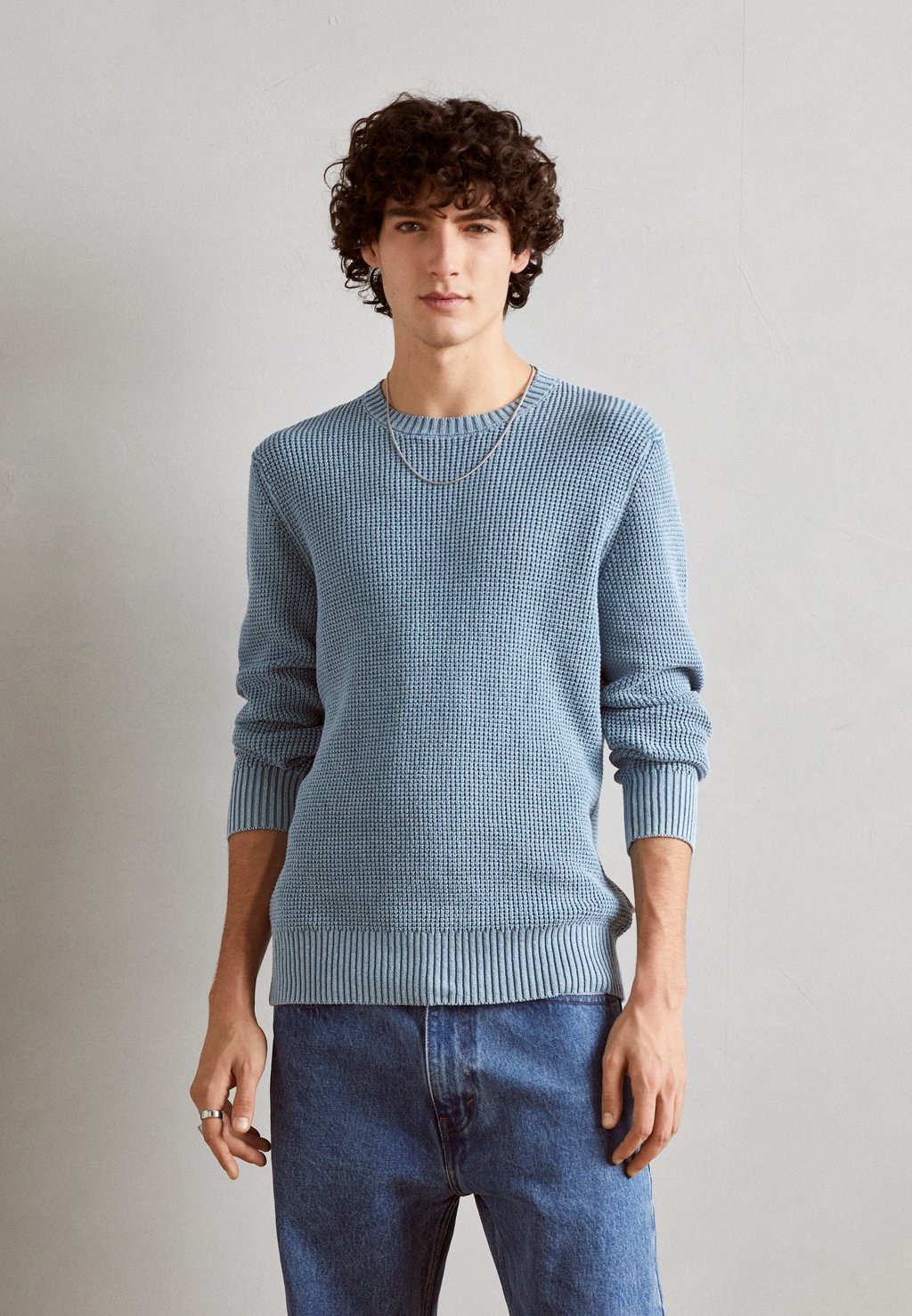 

Джемпер CREWNECK STRUCTURED SOLID Marc O'Polo, цвет stormy sea