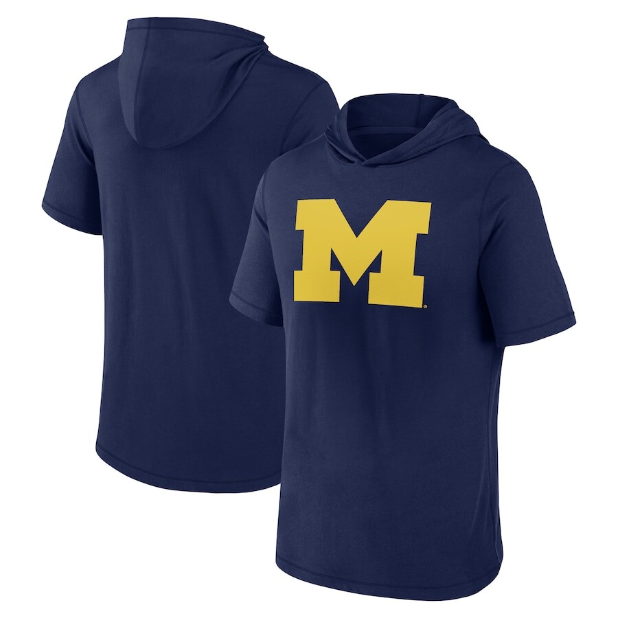 

Футболка с коротким рукавом Fanatics Branded Michigan Wolverines, нави