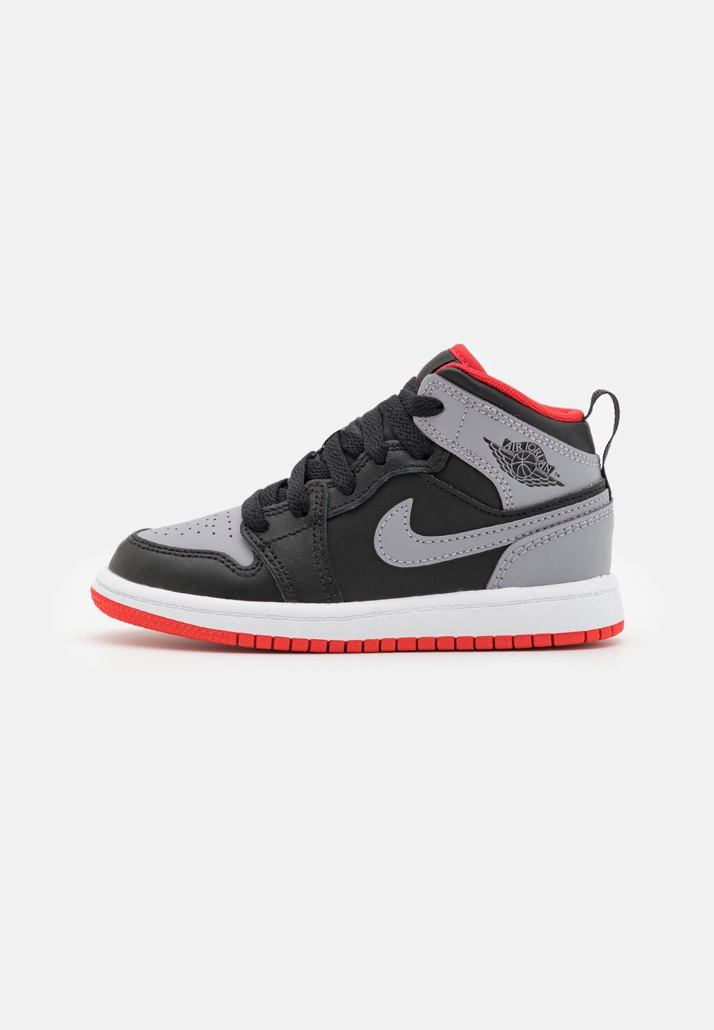 

Баскетбольные кроссовки JORDAN 1 MID UNISEX, цвет black/cement grey/fire red/white