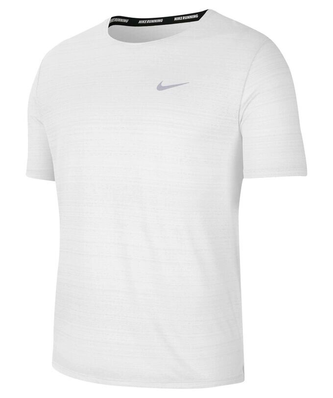 

Спортивная футболка для бега dri-fit Miler Nike, белый