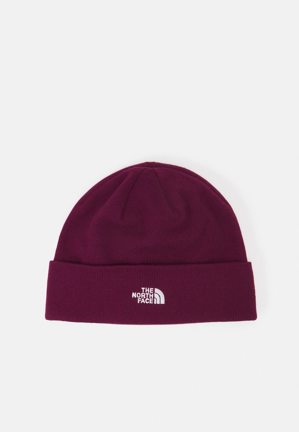 

Шапка The North Face NORM SHALLOW BEANIE UNISEX, цвет boysenberry