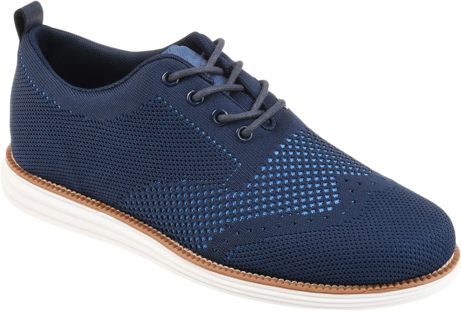 

Оксфорды Ezra Knit Dress Shoe Vance Co., цвет Blue Fabric