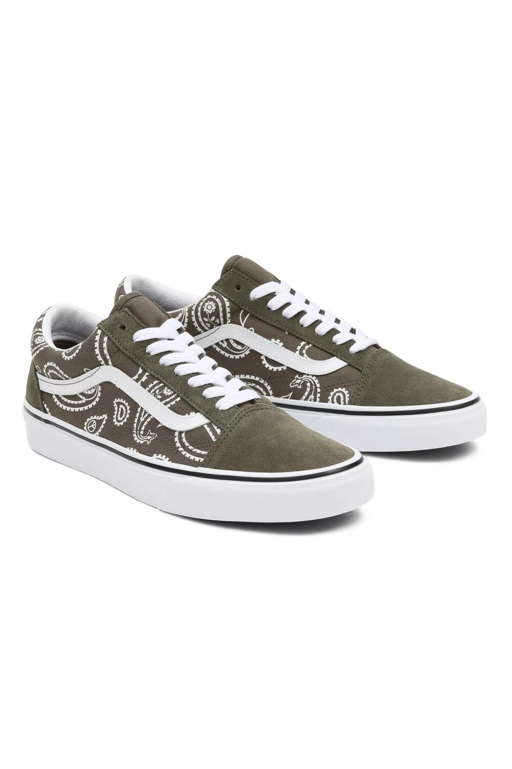 

Кроссовки - Хаки - Плоские Vans, хаки
