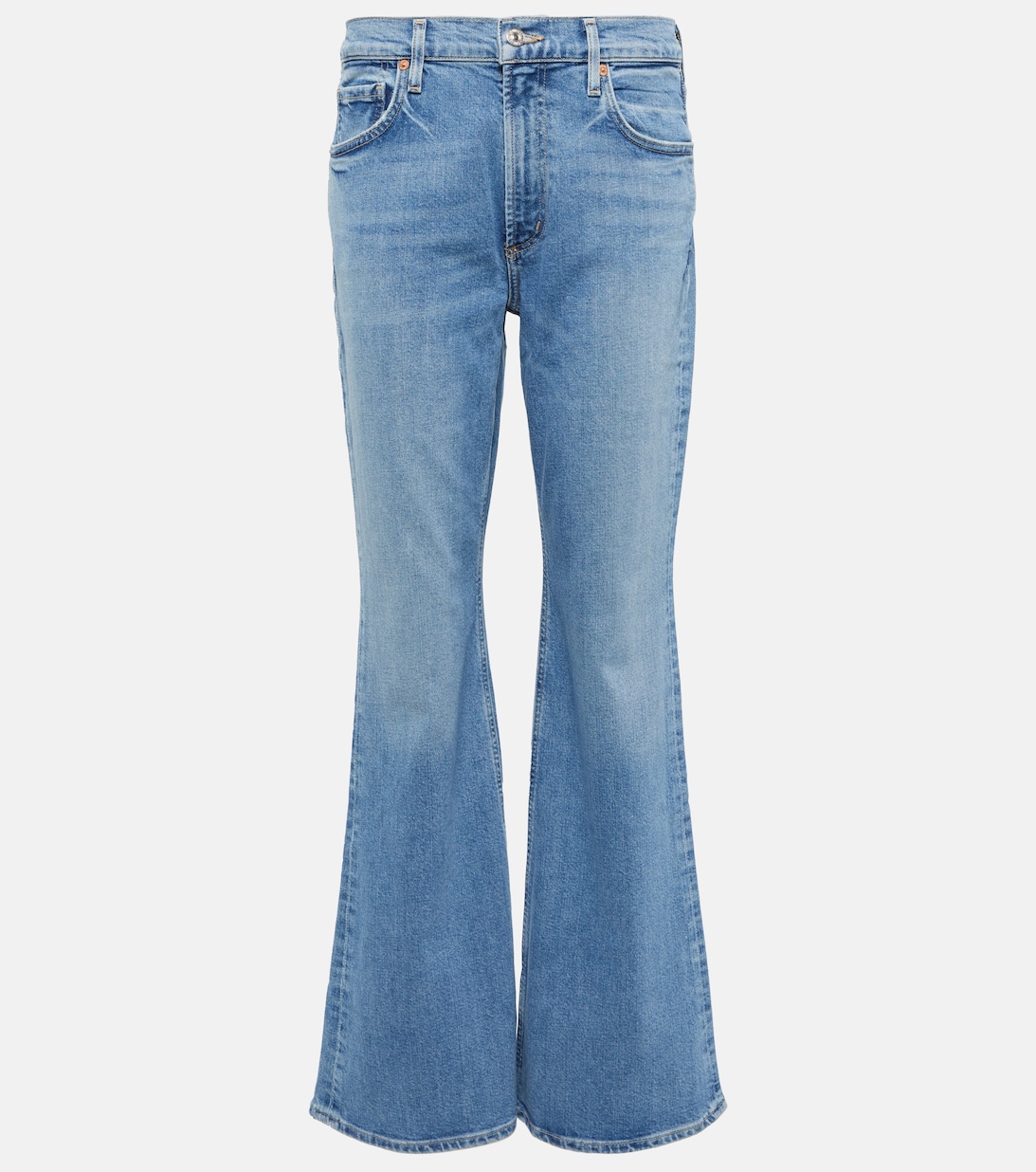 цена Расклешенные джинсы Isola средней посадки CITIZENS OF HUMANITY, синий
