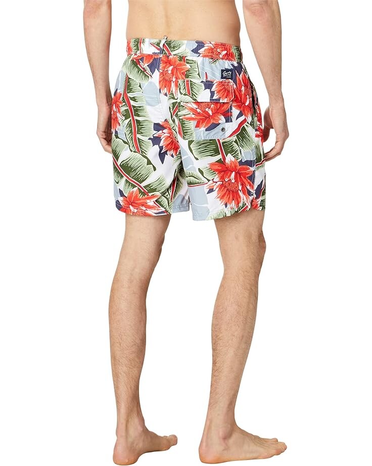 

Шорты для плавания Superdry Vintage Hawaiian Swim Shorts, цвет Optic Banana Leaf