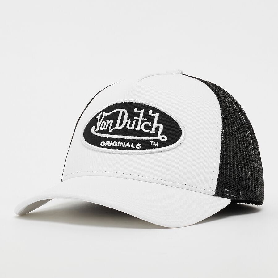 

Бостонская кепка дальнобойщика Von Dutch, цвет white/black
