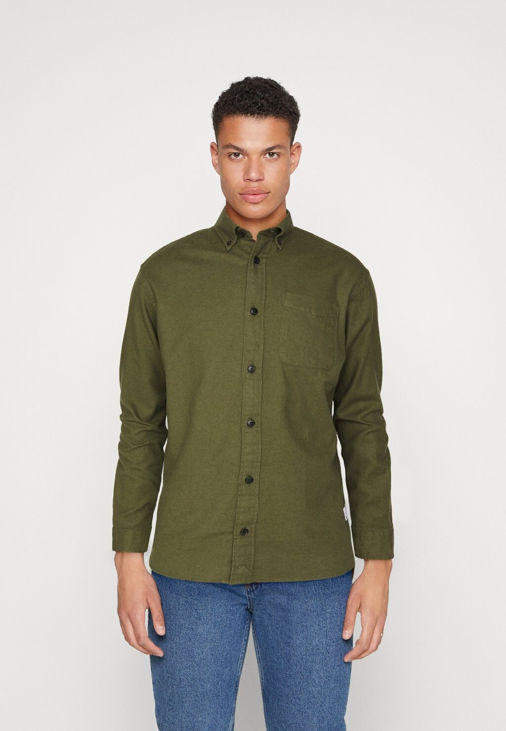 

Рубашка JPRBLUBROOK SOLID Jack & Jones, виноградный лист