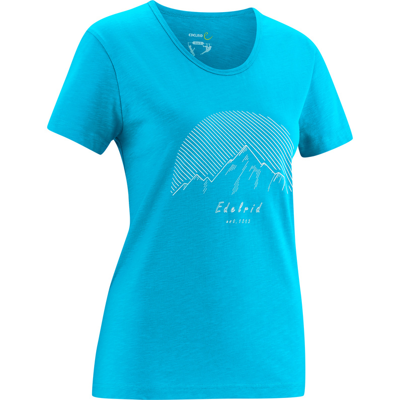 Женская футболка Highball V Edelrid, бирюзовый