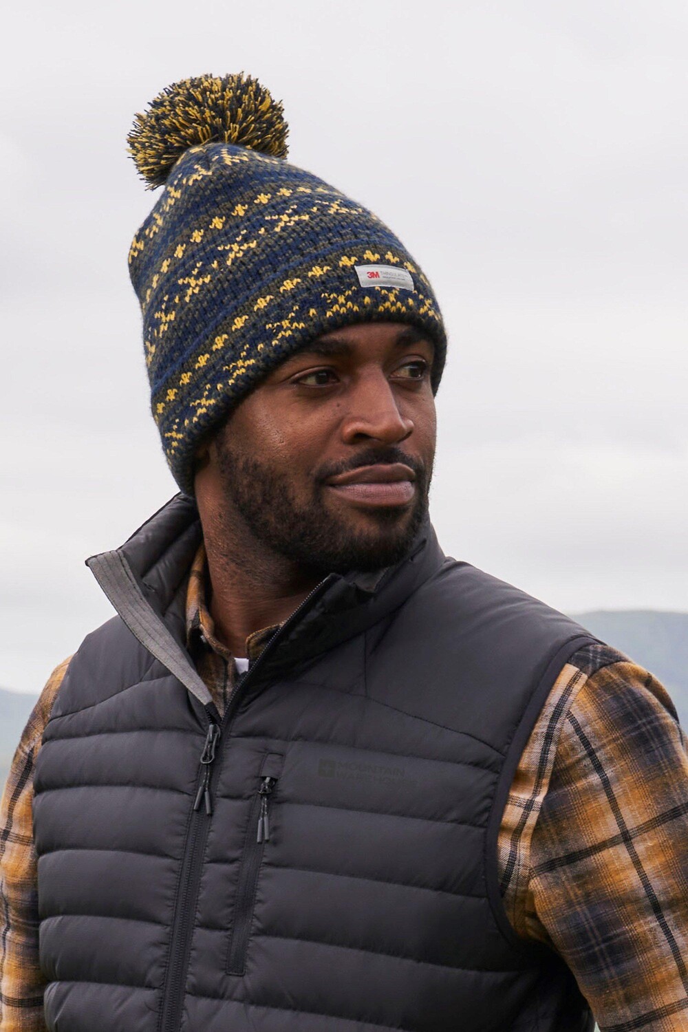 

Мягкая шапка-бини Thinsulate Fairisle Winter Beanie Mountain Warehouse, хаки
