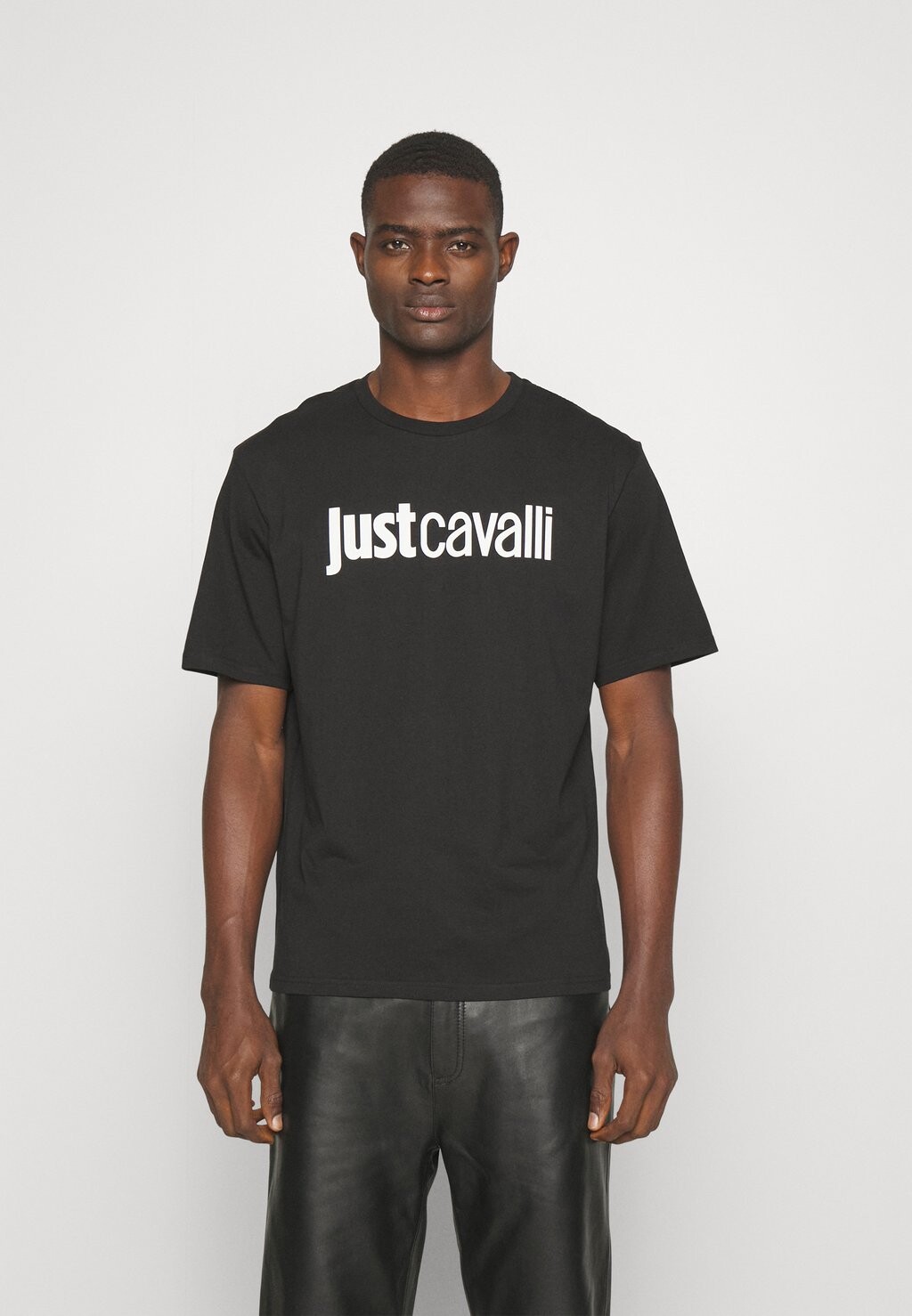 

Футболка с принтом ЛОГОТИП Just Cavalli, черный