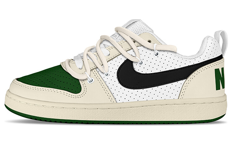 

Кроссовки Nike Court Borough Skateboarding Shoes Women's Low-top Beige, зеленый