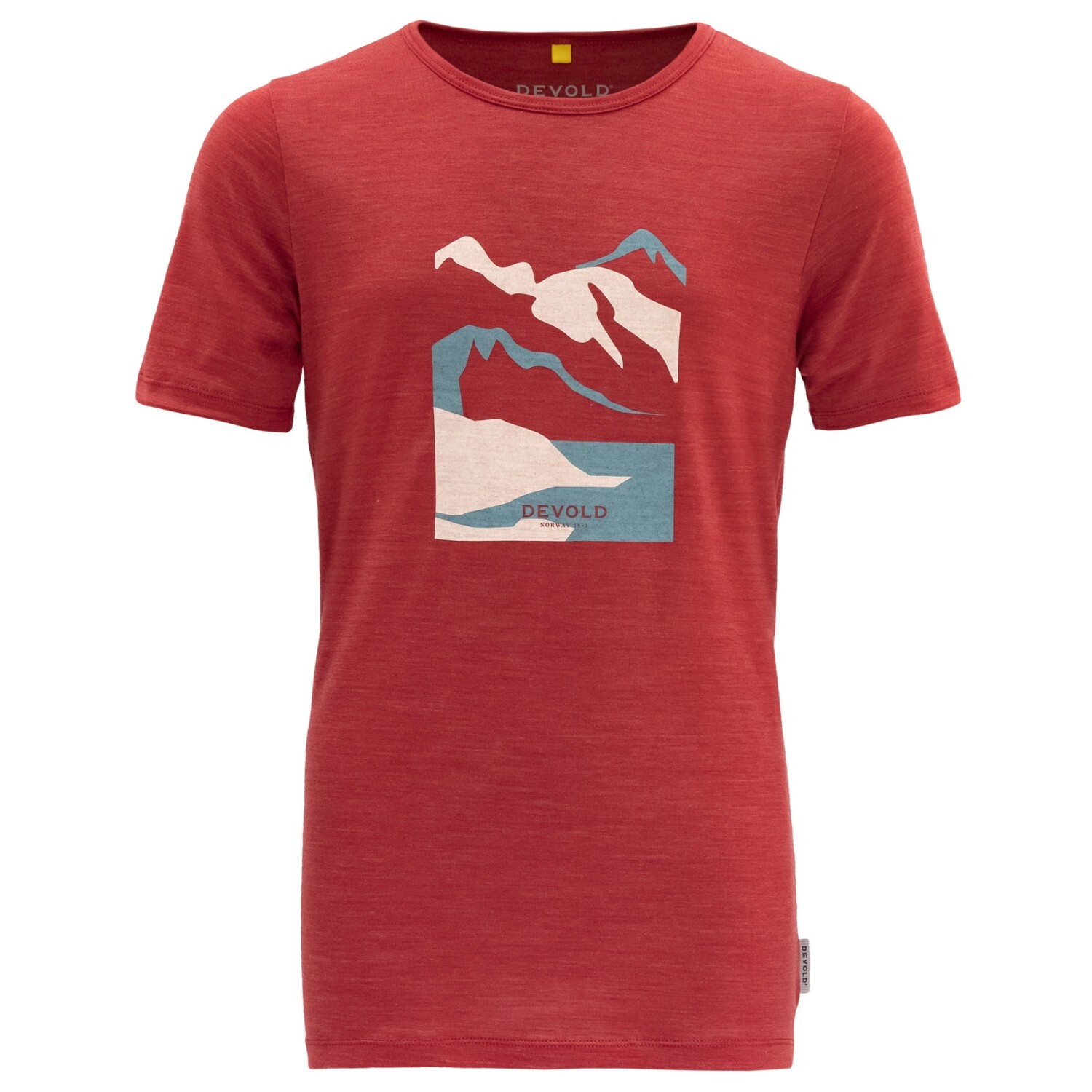 

Рубашка из мериноса Devold Junior's Molnes Merino Tee, цвет Beauty