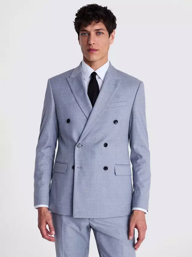 

Куртка Moss Slim Fit Double Breast Suit, серый